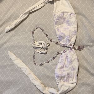 Beach Bunny jeweled swim top